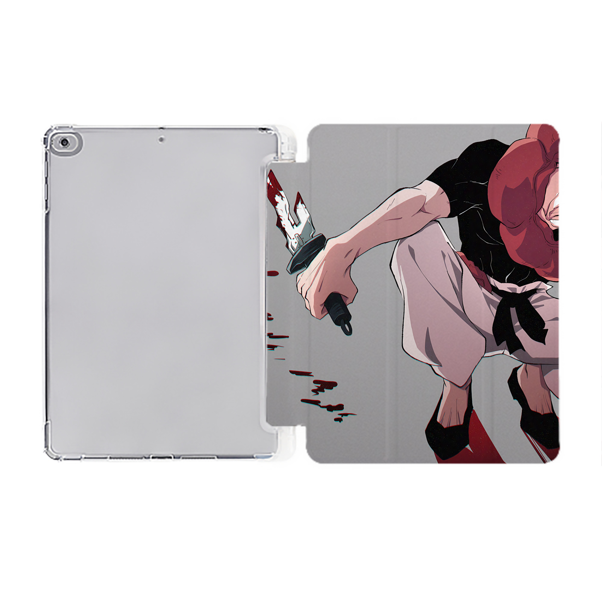 （画像用） SPY×FAMILY间谍家家酒 IPad ケース ペン収納付き 三つ折りスタンド PUレザー×シリコン 対応機種9.5/10.5/10.9インチ